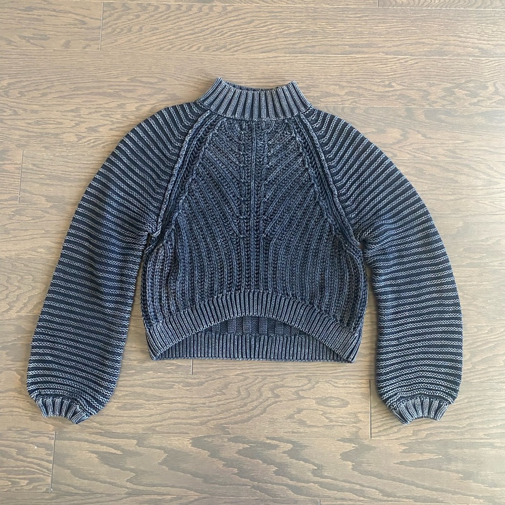 FREE PEOPLE Sweetheart Mock Neck Sweater size M